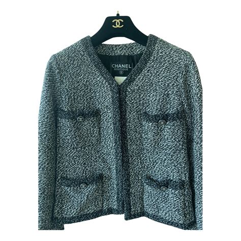 chanel wool|pre owned chanel jackets.